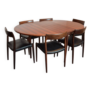 table et 6 chaises par - moller
