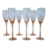 6 flûtes à champagne