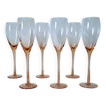 6 flûtes à champagne