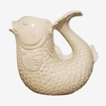 Vase en ceramique forme poisson