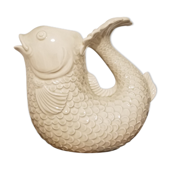 Cermic vase shaped fish