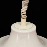 White pendant lamp, Danish design, 1970s, manufacturer: Fog & Morup