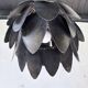 Brutalist suspension Jansen metal welded flower