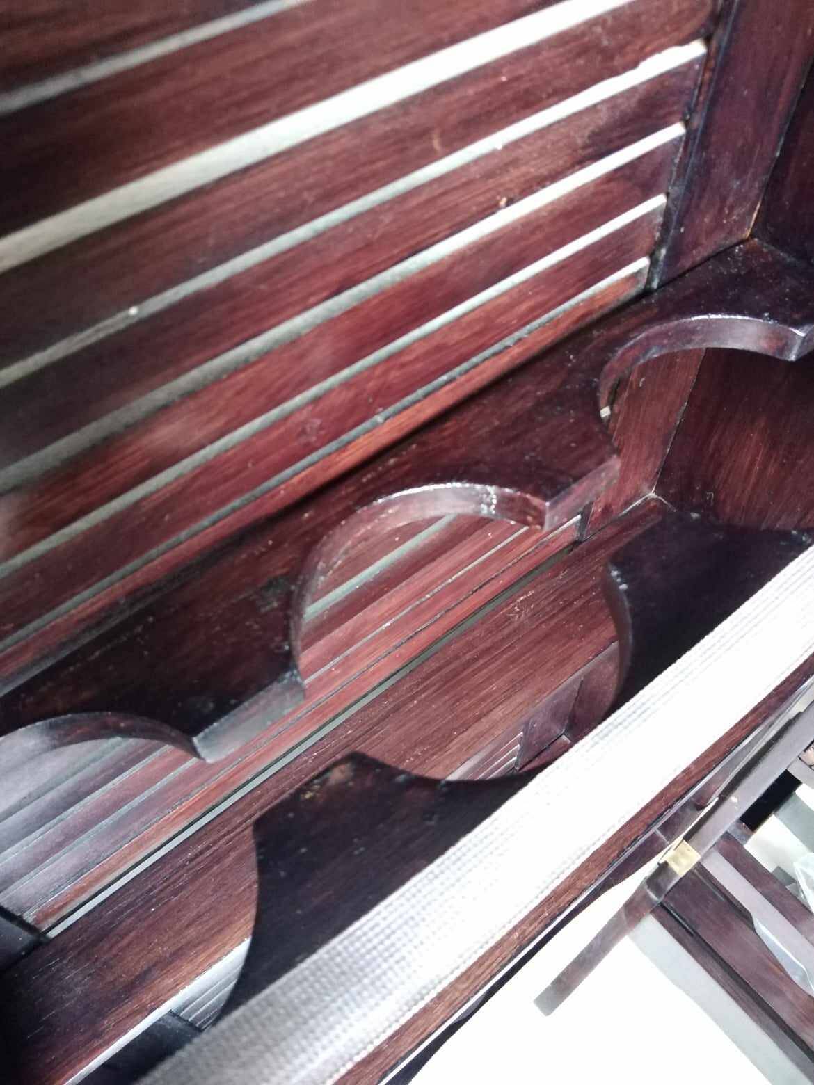 Mahogany bar cabinet