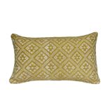 Coussin Dokmai jaune moutarde 30x50 cm