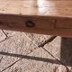 Old Burgundy farm table