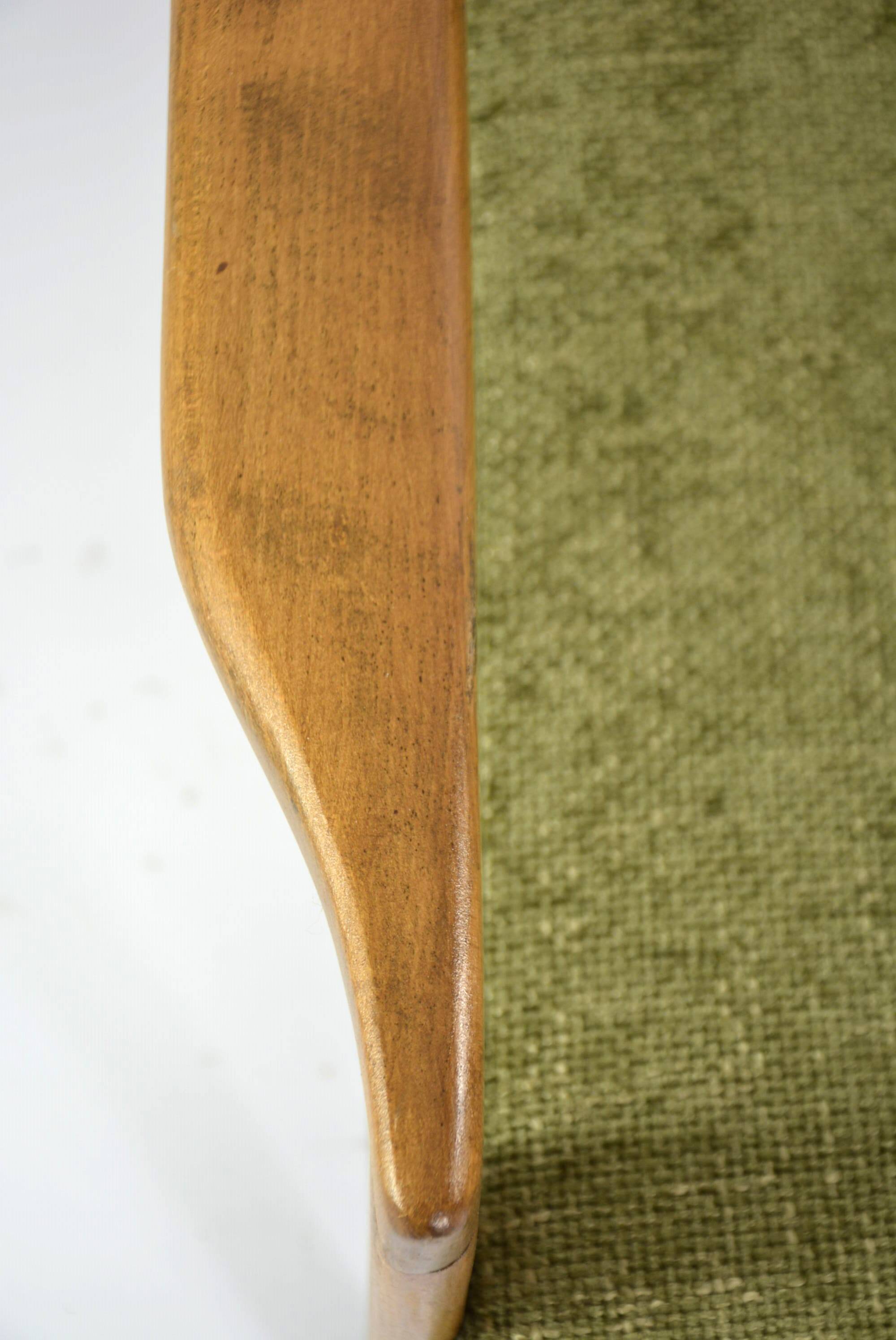 Olive heather BZ armchair
