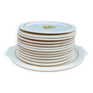 service à dessert terre