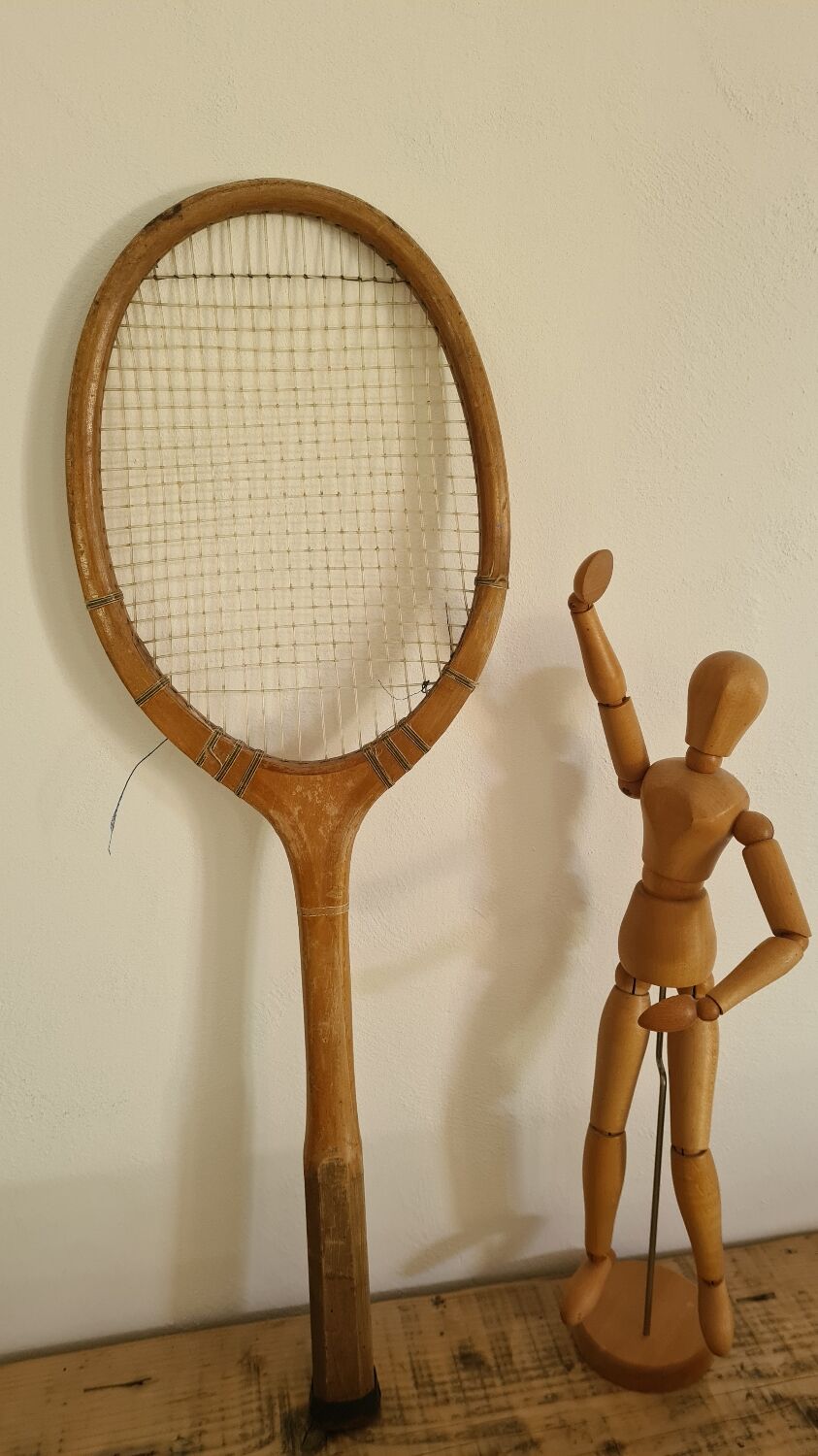 Old tennis racket