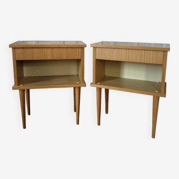 Pair of vintage bedside tables