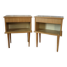 Pair of vintage bedside tables