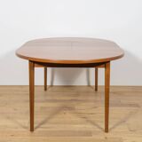 Mid-Century Round Teak Dining Table by Nils Jonsson for Hugo Troeds, Sweden