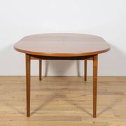 Mid-Century Round Teak Dining Table by Nils Jonsson for Hugo Troeds, Sweden