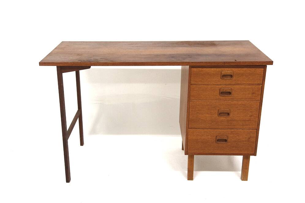 Scandinavian teak desk, Sweden, 1960