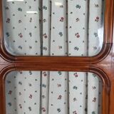 Rustic Wardrobe in Fir with Curtains