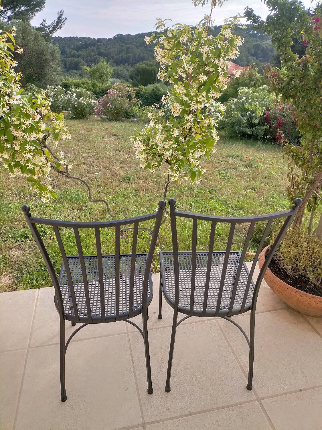 Iron chairs