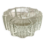Vintage thick glass ashtray
