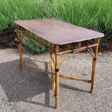 Rattan / bamboo dining table