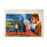 Affiche cinéma originale "A Bout de Souffle" Jean-Paul Belmondo, Jean-Luc Godard 37x54cm 1960