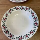 Assiettes Montereau vintage
