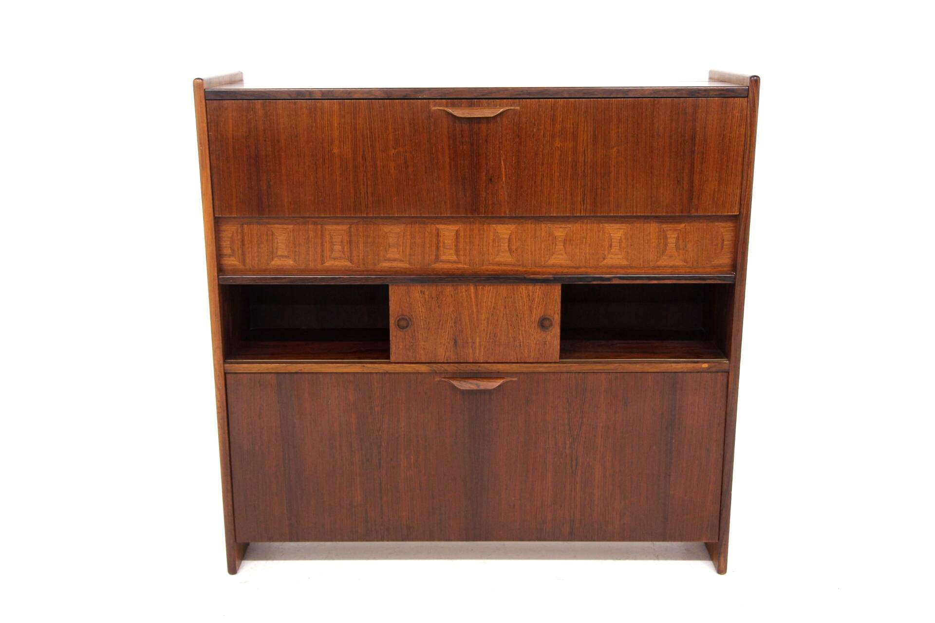 Scandinavian rosewood bar cabinet "SK 661" Johannes Andersen for J Skaaning & Søn, Denmark, 1960