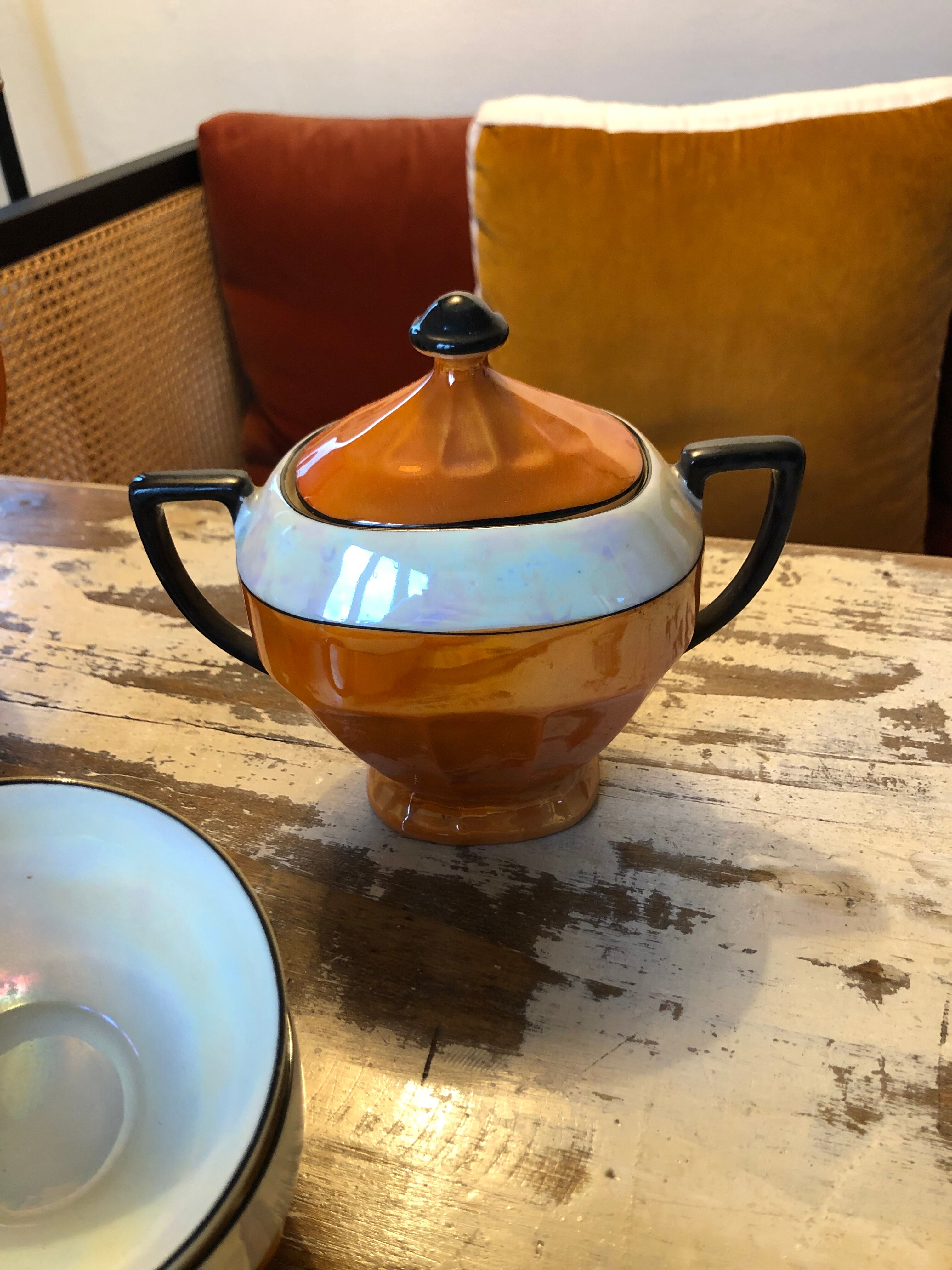 Art Deco porcelain tea set