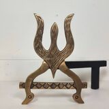 Pair of zoomorphic andirons