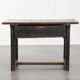 Antique Spanish side table from the late 18th century with a drawer