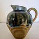 Vintage glazed stoneware pitcher