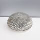 Vintage ceiling lamp / wall lamp - molded glass diamond tips - 1970