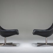 Set of leather armchairs by Rodolfo Dordoni for Matteo Grassi, 1990s