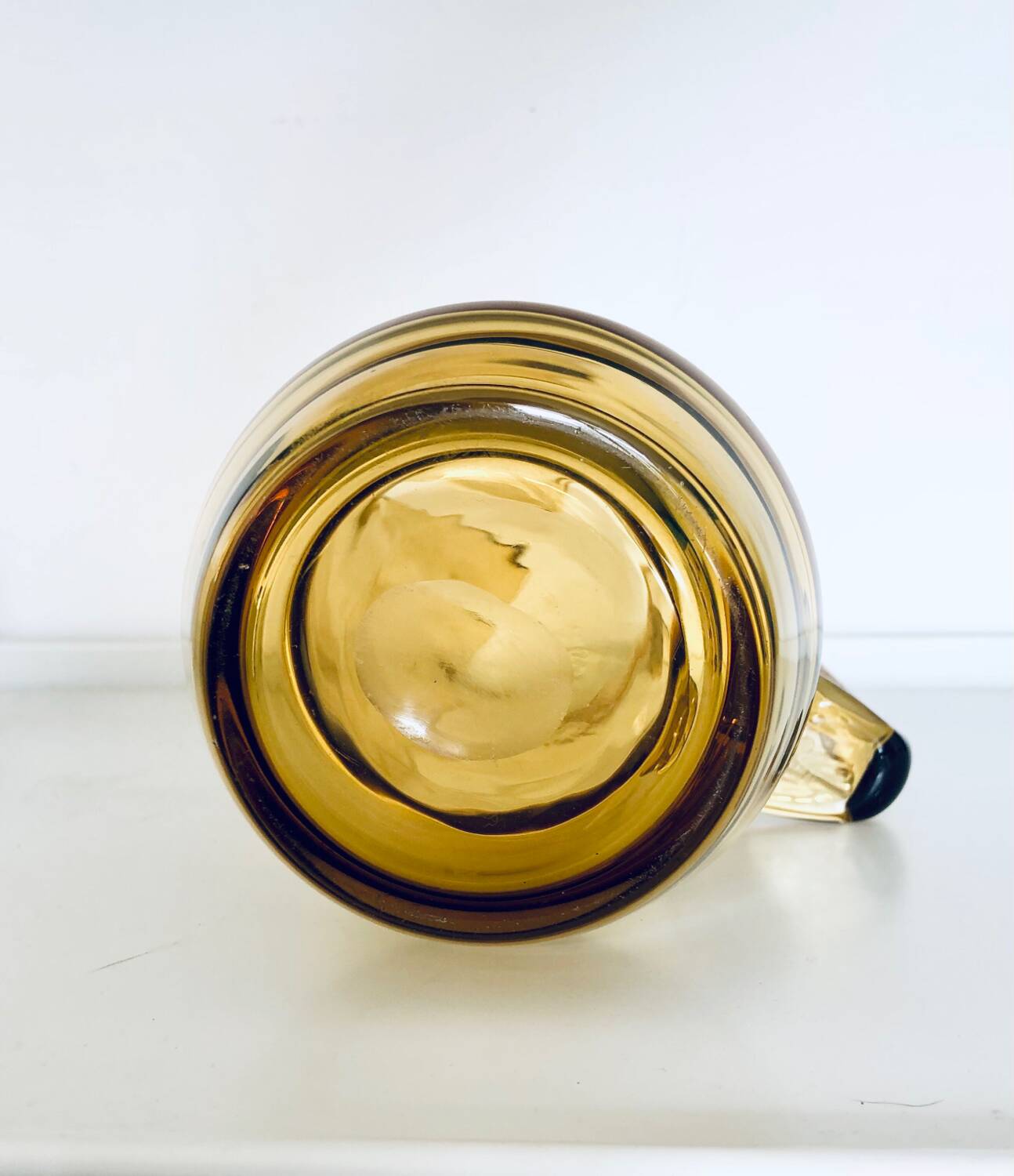 Pitcher in Art Lorraine glassware