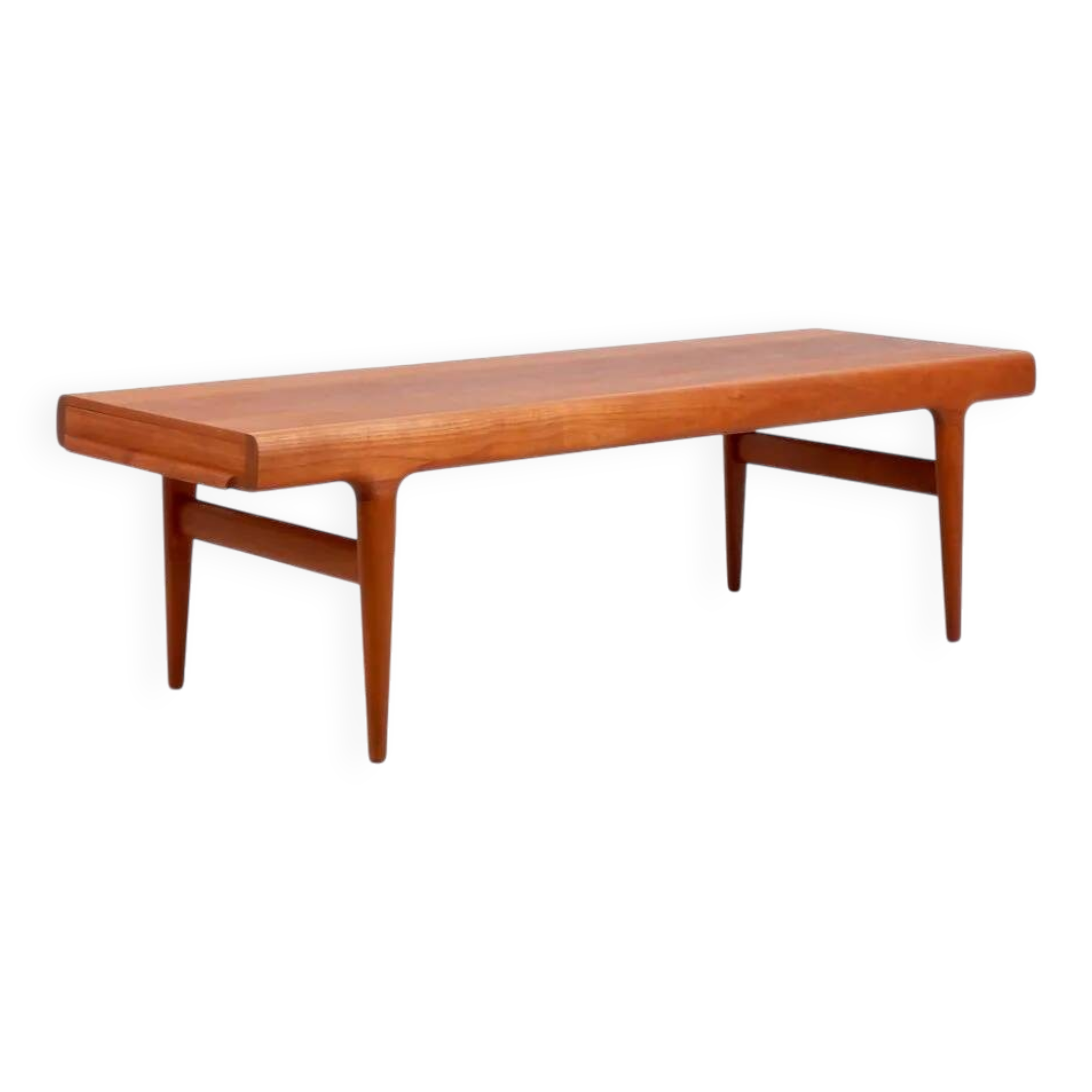 Large teak coffee table by Johannes Andersen for Uldum Møbelfabrik