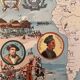 Old illustrated map of andean america from 1948 - jp pinchon
