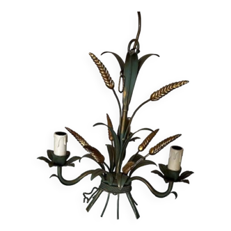 Ear of wheat chandelier from Maison Masca