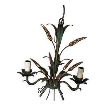 Ear of wheat chandelier from Maison Masca