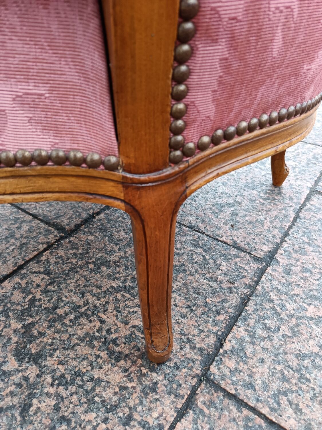 Pair of antique armchairs louis xv style