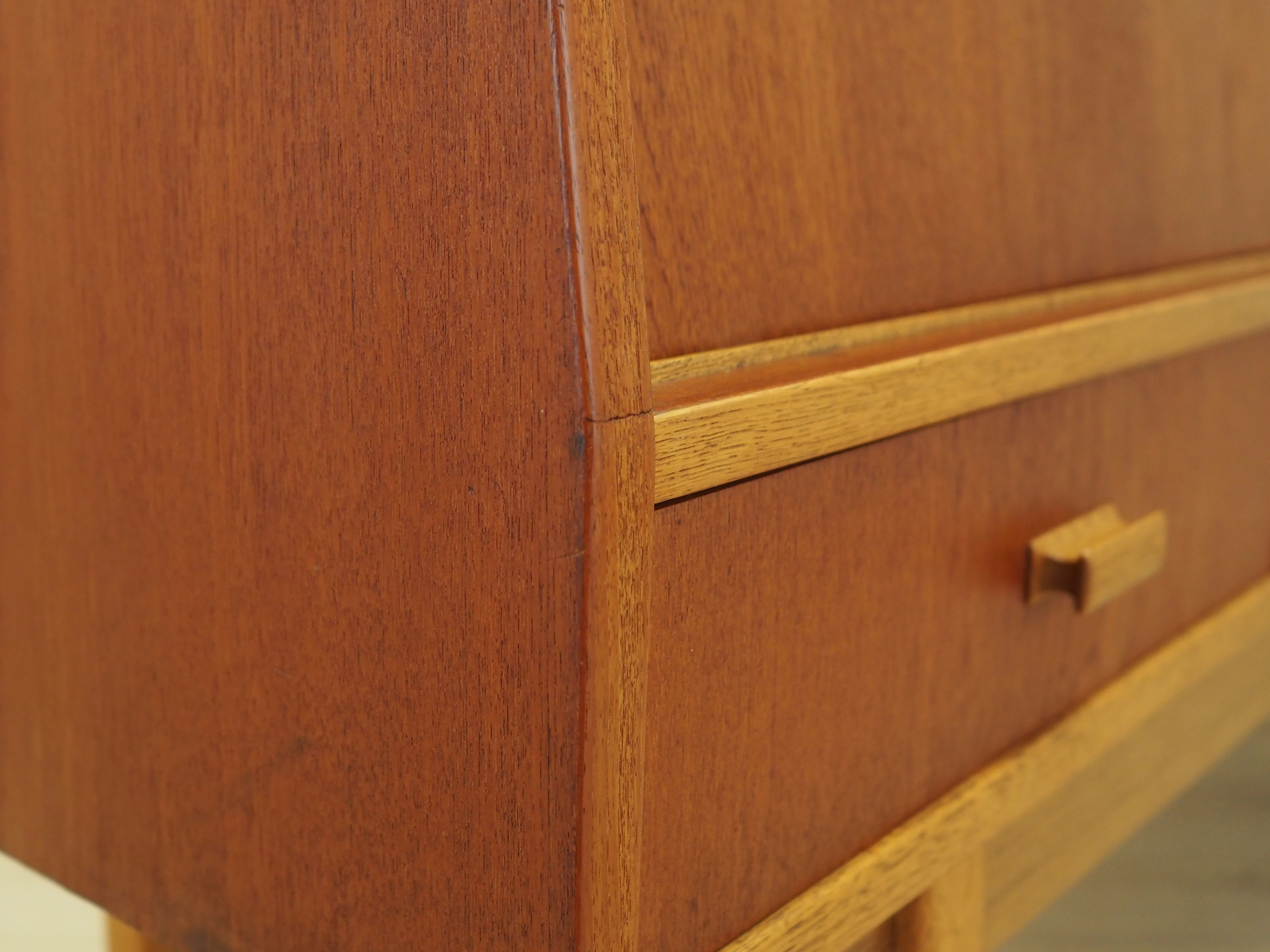 Teak highboard, Danish design, 1960s, production: Denmark