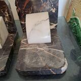 Pair of bookends. Made of marble. Art Deco.