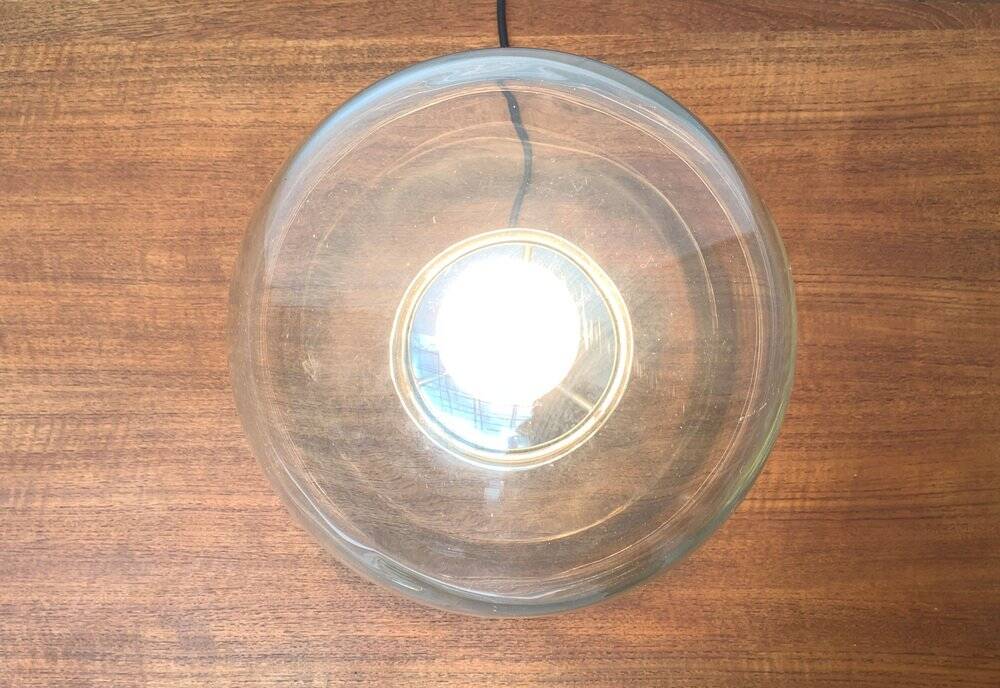 Vintage 1970s space globe table lamp