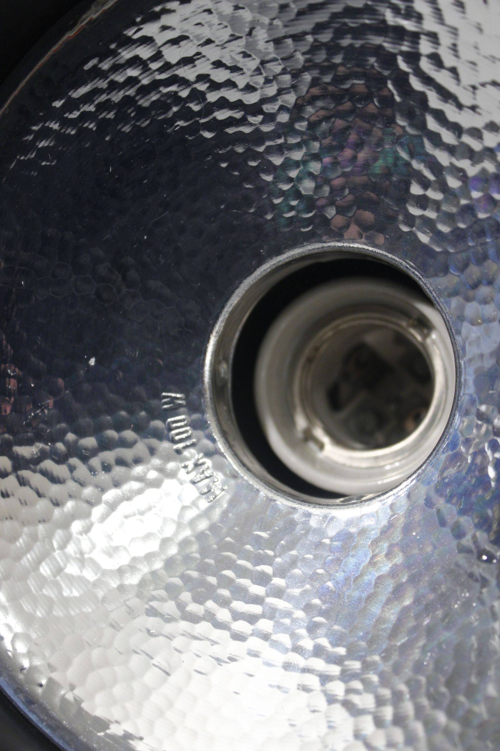 Applique vintage spot orientable aluminium orange design 1970s