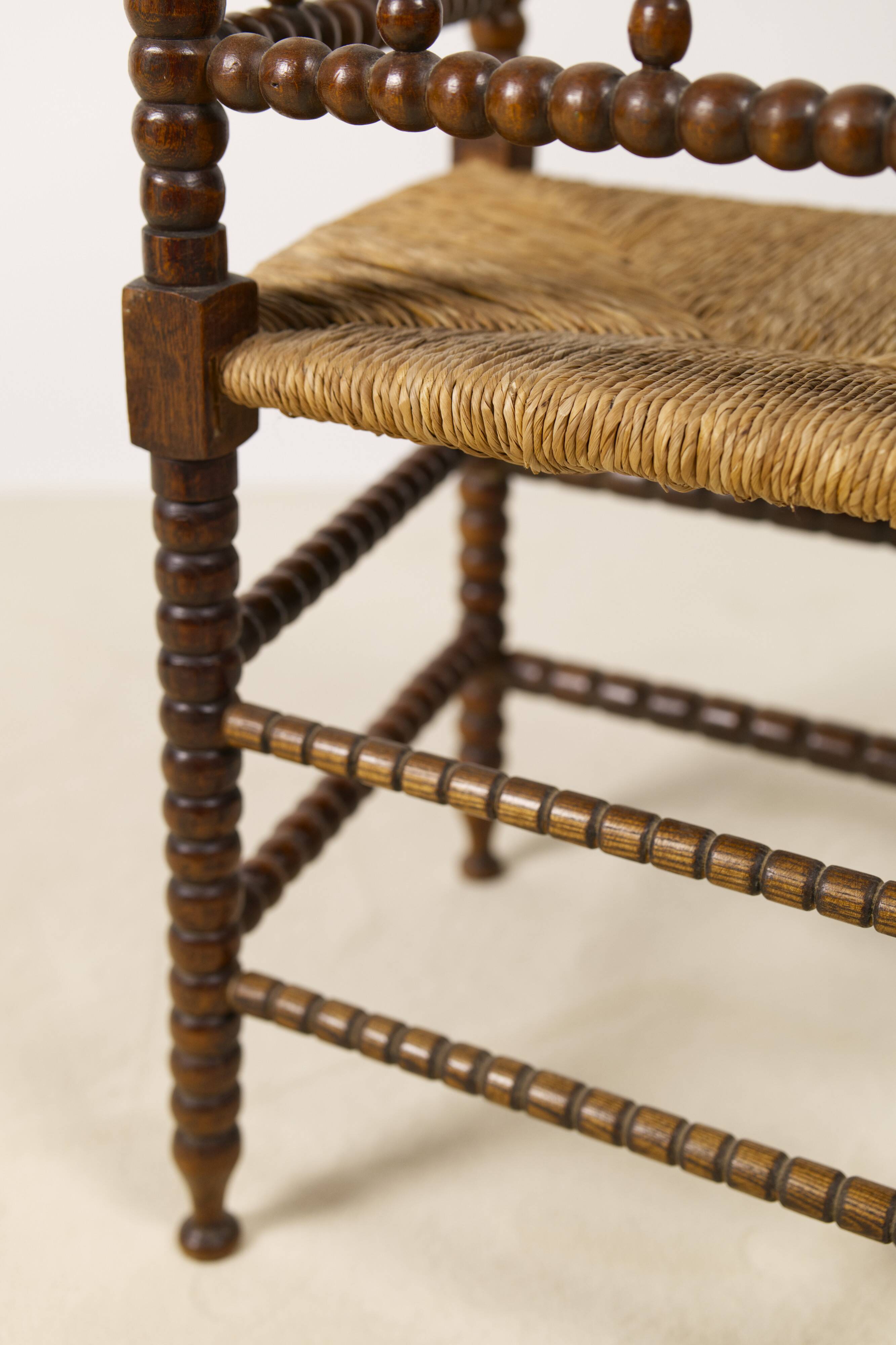 Chaise à bobines vintage