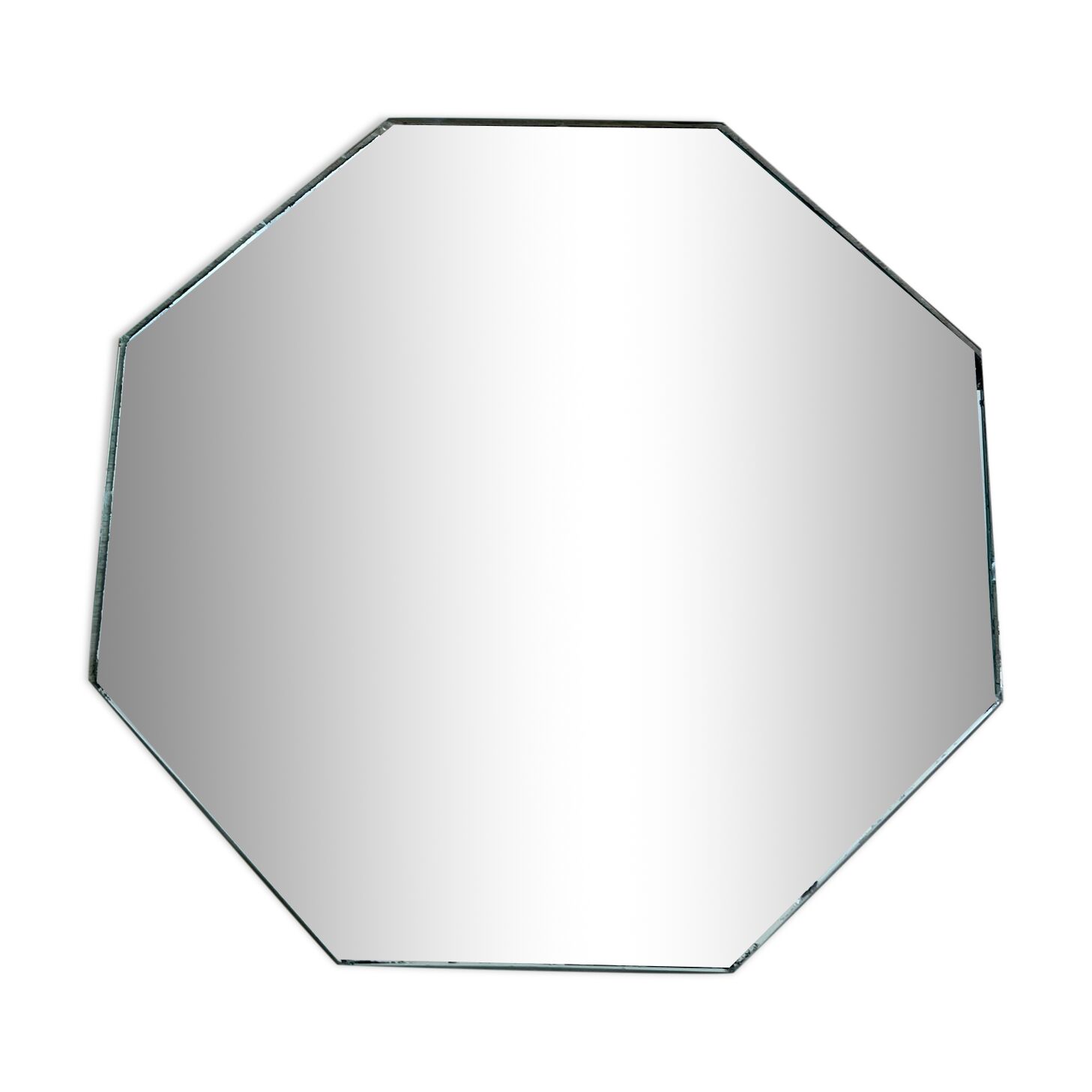 Miroir biseauté octogonal 15 x 15 cm