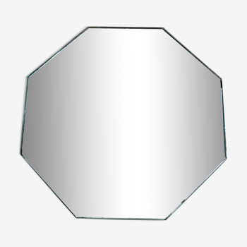 Octagonal beveled mirror 15 x 15 cm