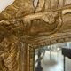 Mirror Louis XV in gilded carved wood Trumeau fireplace 19th century 80x56cm
