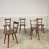 5 Schneck chairs from the 1950s