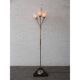 Lampadaire vintage avec trois teintes de verre
