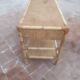 Bamboo and cane coffee table