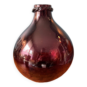 Vase or amphora, dame jeanne, marie jeanne biot glassware