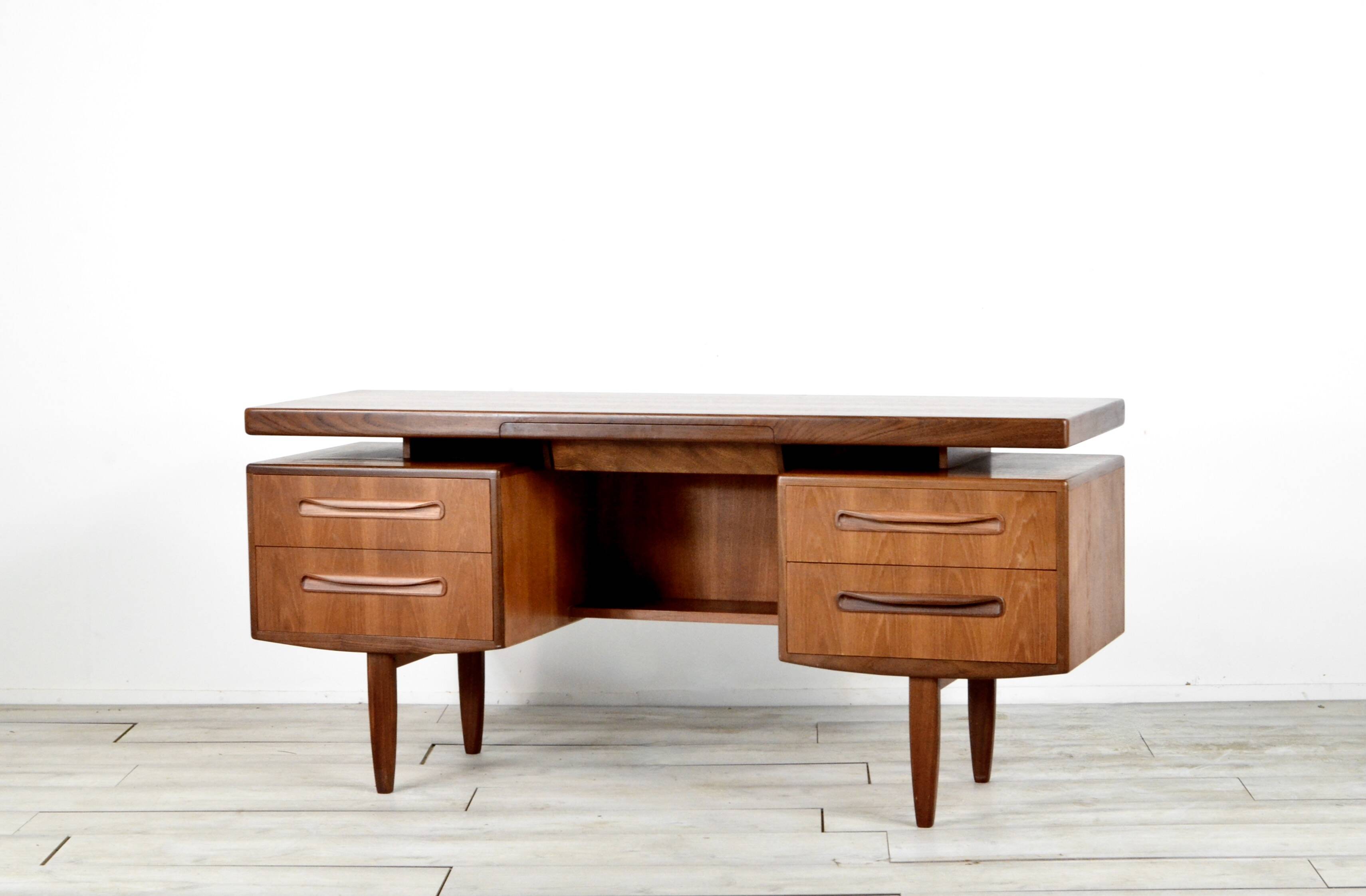 Mid Century Kofod Larsen For G Plan Danish Mid Century Teak Desk